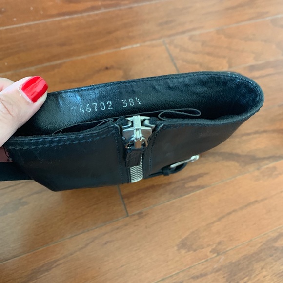 Gucci Shoes Gucci Black Genuine Leather Motorcycle Boots Poshmark